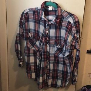 Plaid button up shirt